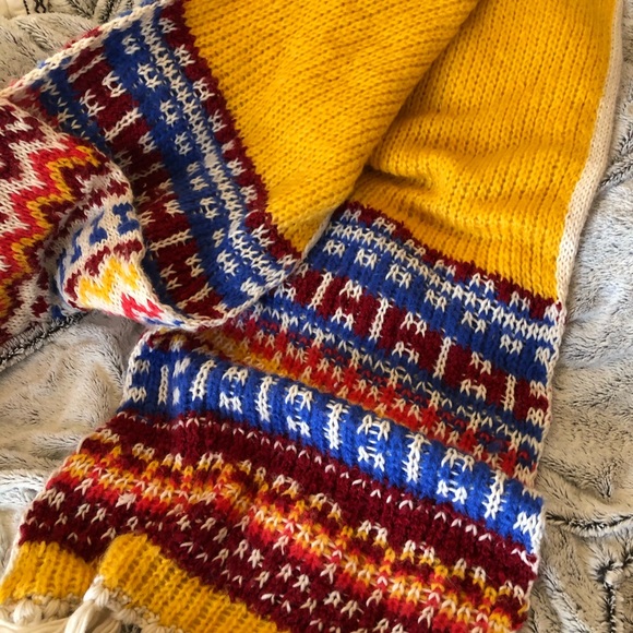 Over 6 foot Chunky Scarf 6’10 Scarves & Wraps